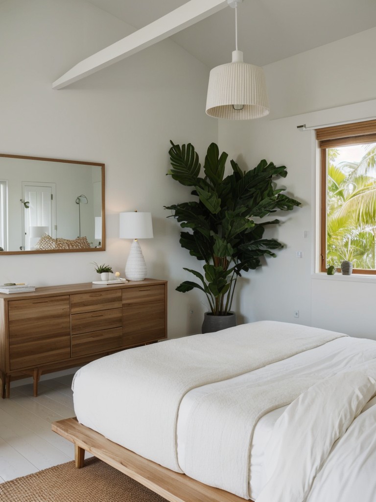 Create a Tropical Paradise at Home: Scandinavian-Inspired Apartment Bedroom!