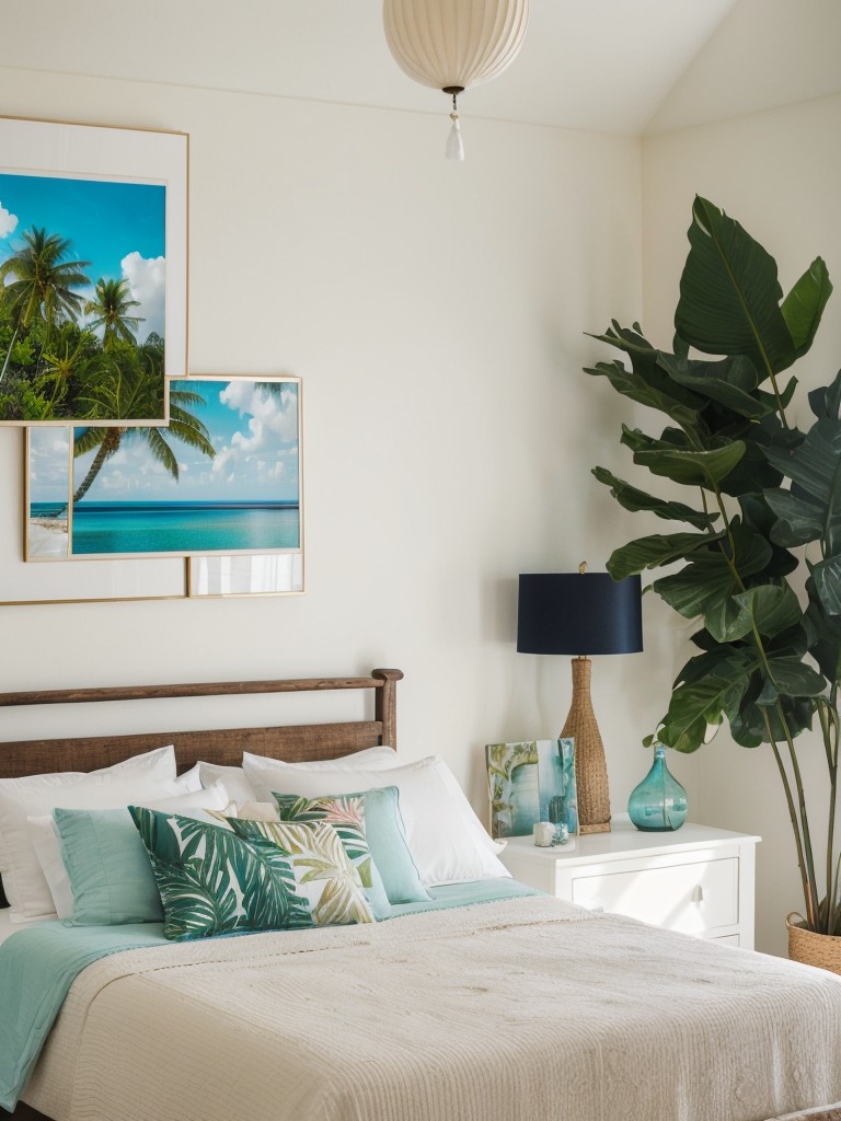 Create Your Dream Tropical Bedroom Oasis with Artistic Flair!