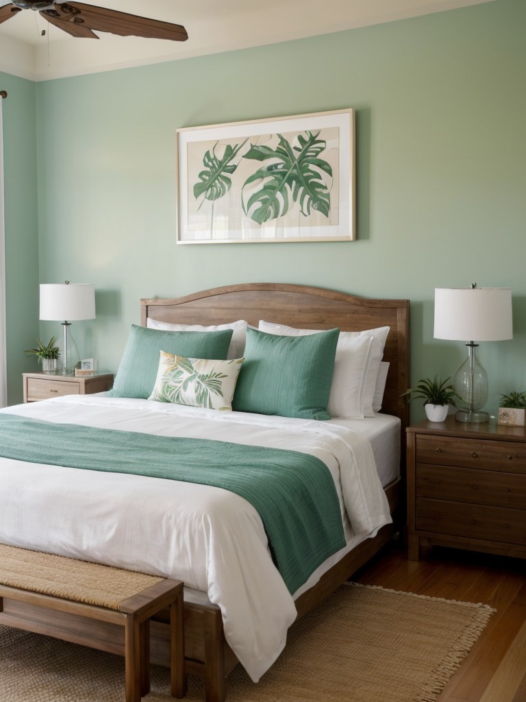 Create Zen Vibes in Your Apartment with Tropical Bedroom Decor!