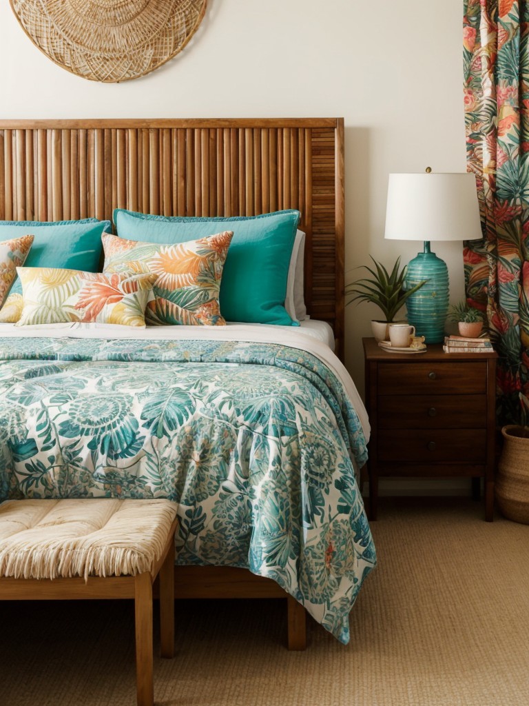 Create a Boho Paradise in Your Bedroom with Tropical Vibes!