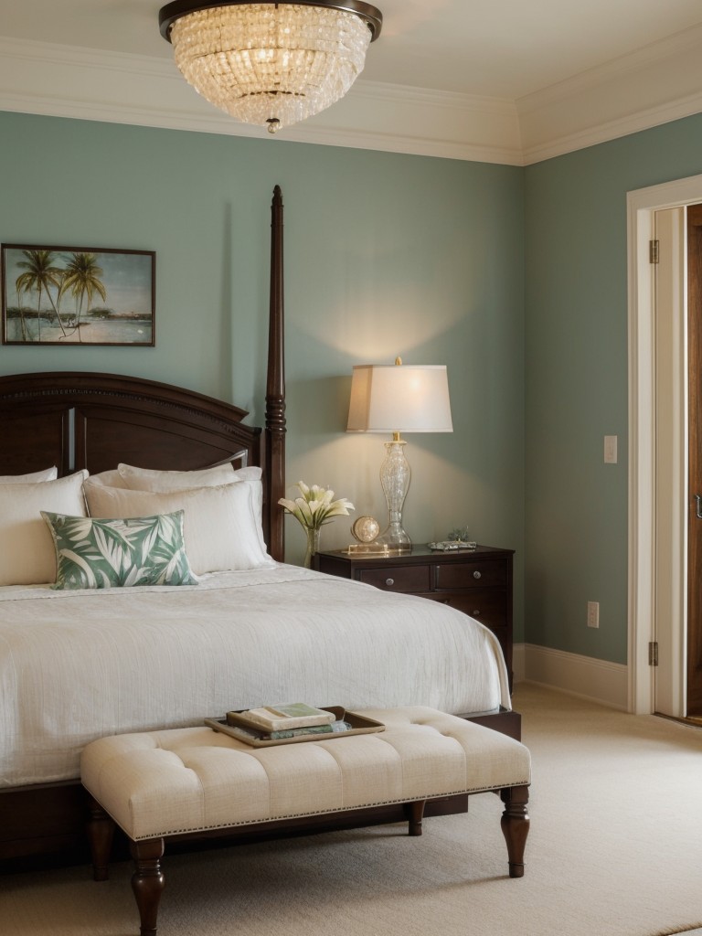 Create a Serene Tropical Bedroom with Gorgeous Lighting!