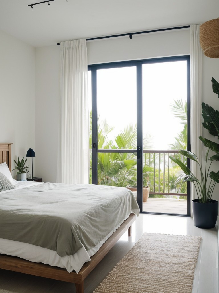 Create a Serene Tropical Bedroom Retreat with Minimalist Style!