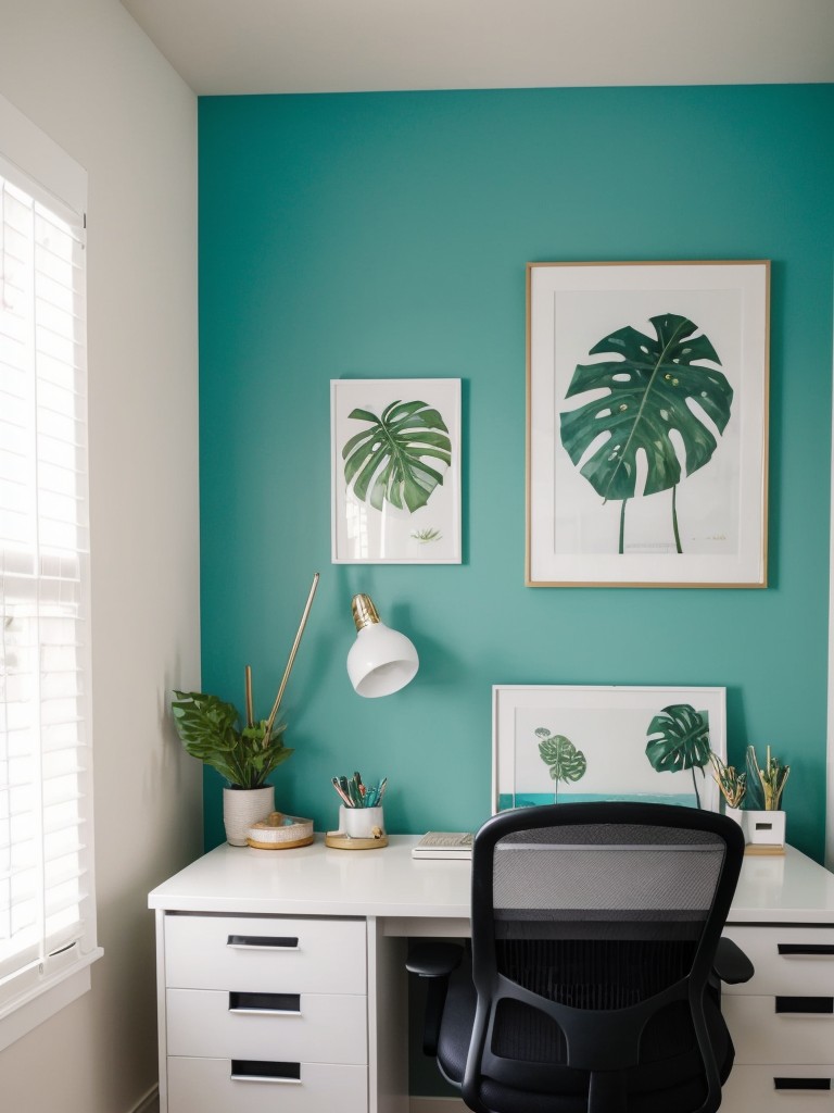 Create a Tropical Paradise with Bedroom Decor: Add a Workspace!