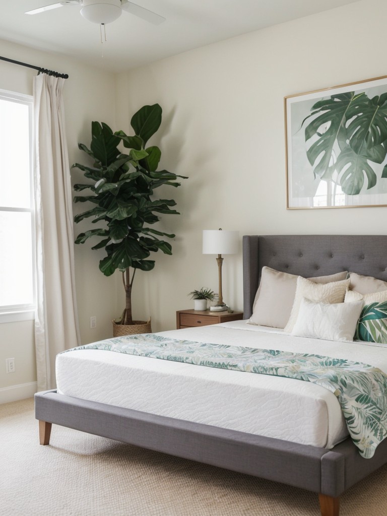 Create a Tropical Paradise in Your Apartment! Stylish Ideas for a Dreamy Bedroom.