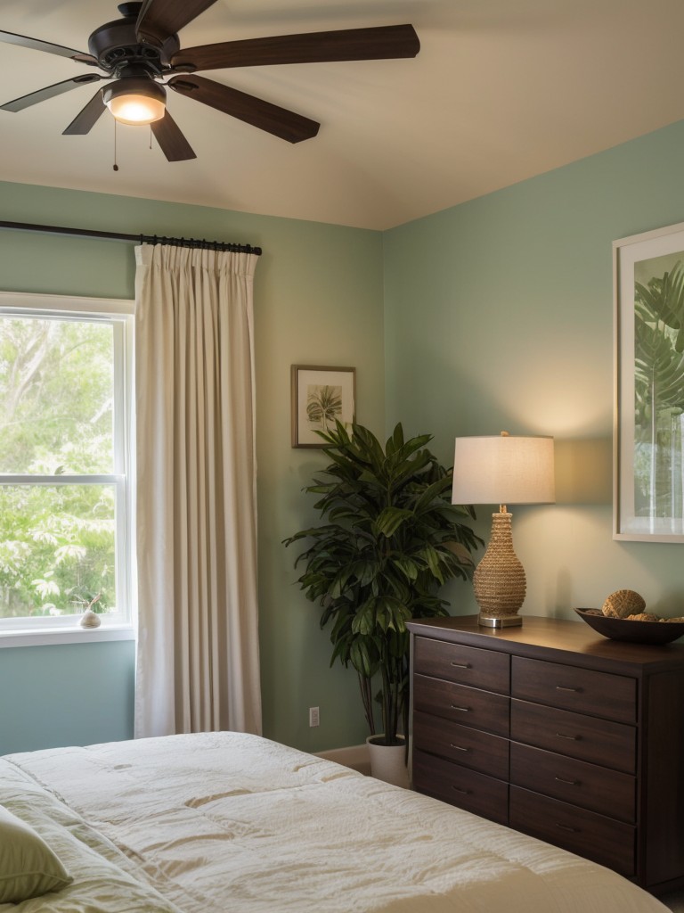 Create a Zen Bedroom Oasis with Serene Tropical Decor!