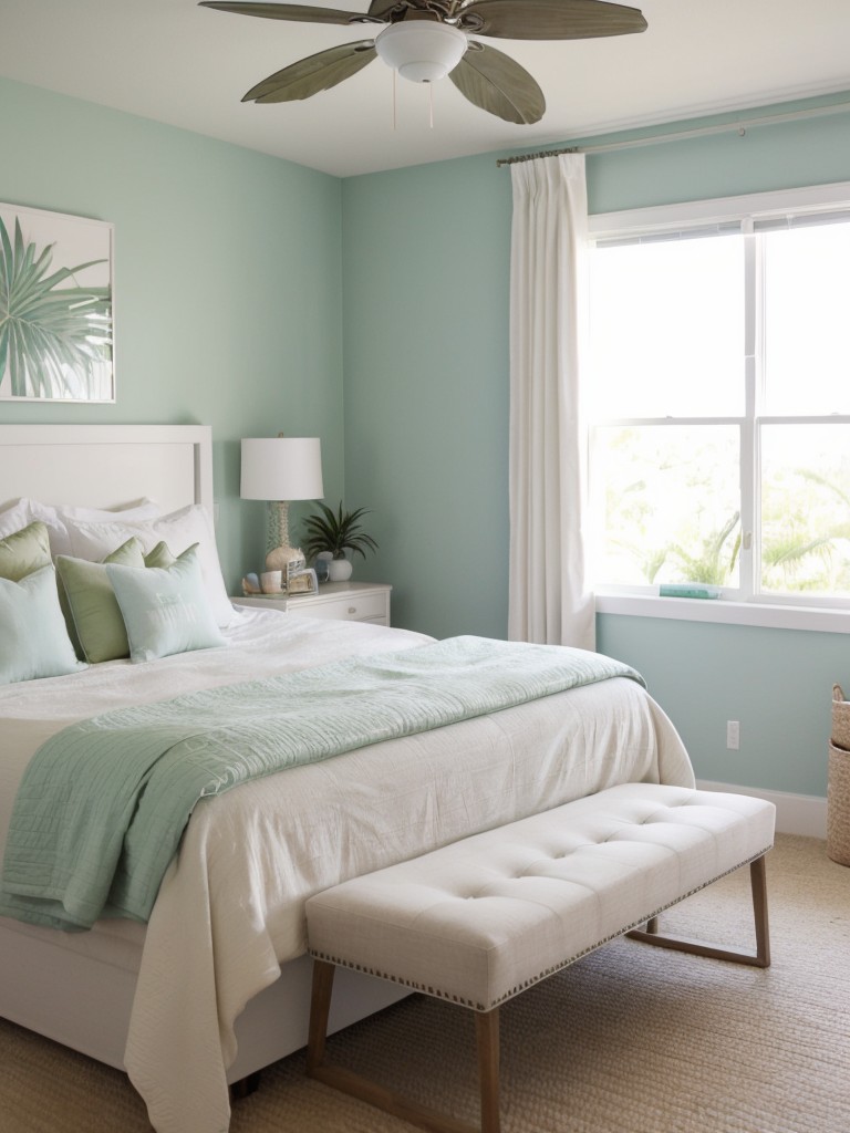 Create an Oasis of Serenity in Your Bedroom with Tropical Decor!