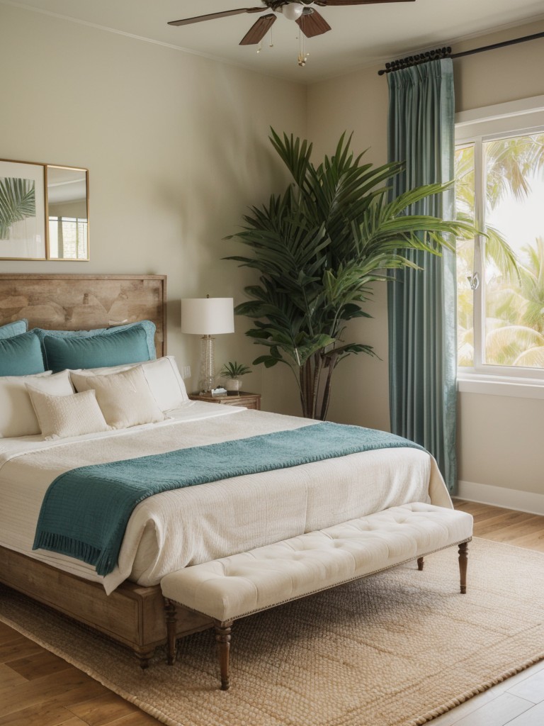 Create Paradise Vibes in Your Apartment with Tropical Bedroom Decor!