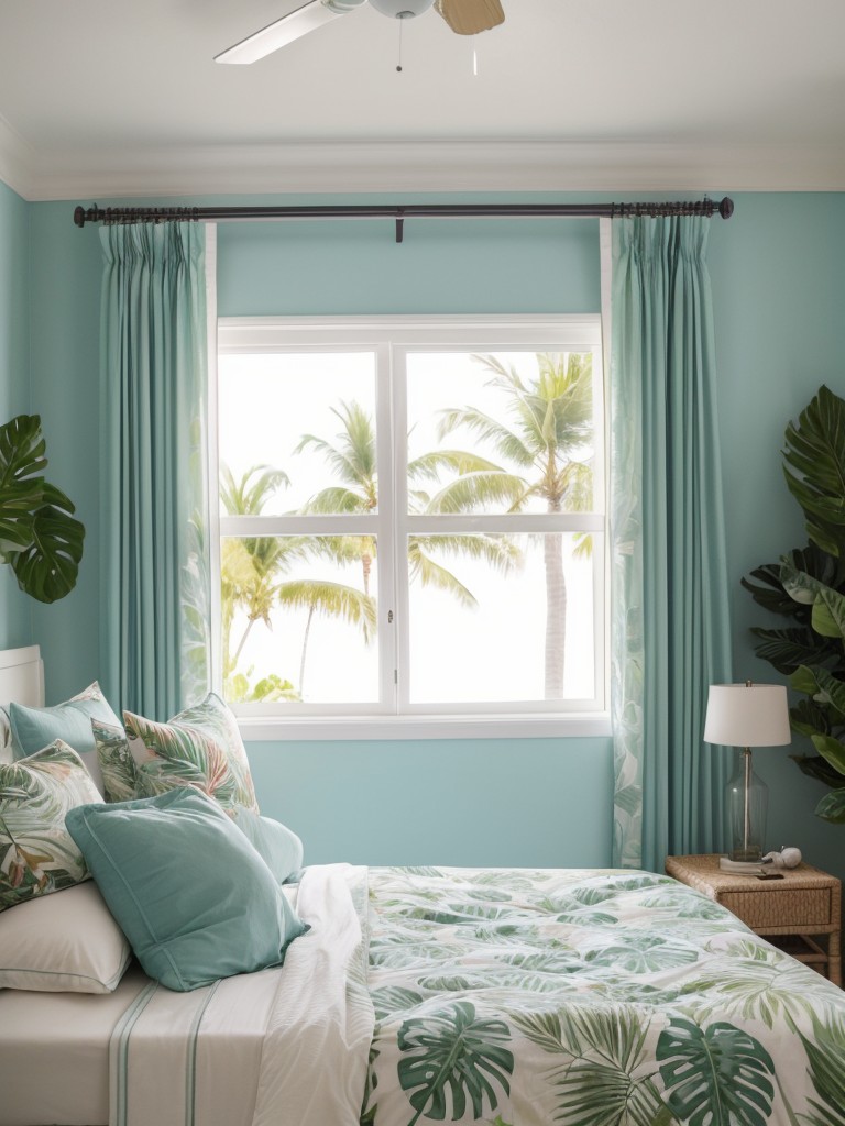 Create a Tropical Bedroom Escape for Blissful Mornings!