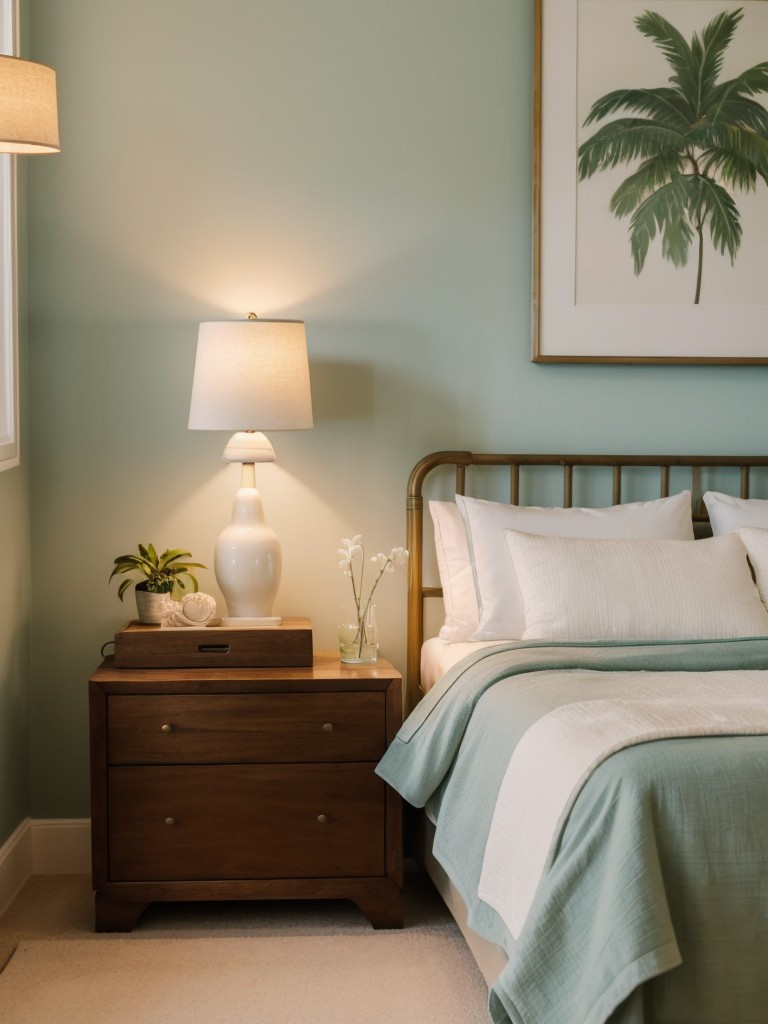 Create a serene tropical retreat in your bedroom