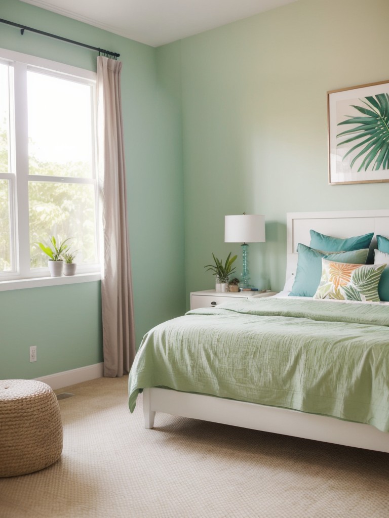 Transform Your Apartment with Tropical Vibes! Decor Ideas for a Serene Oasis.