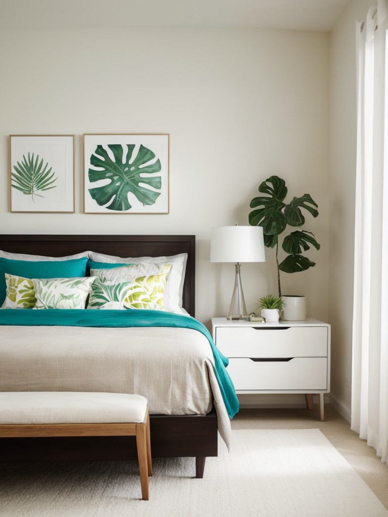 Upgrade Your Apartment's Bedroom with Tropical Vibes!