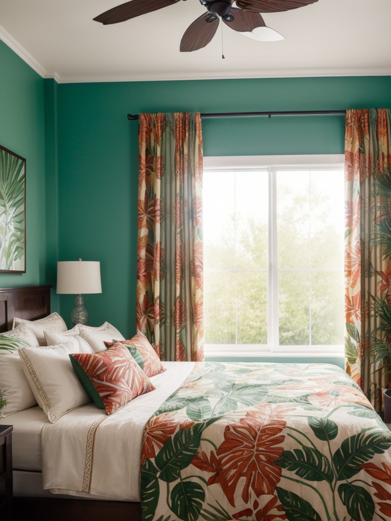 Tropical Paradise: Transform Your Bedroom with Exotic Décor!