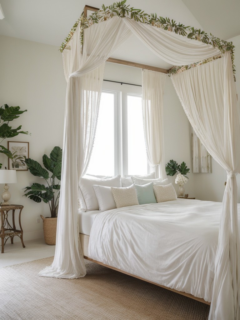 Paradise Found: Transform Your Bedroom with a Dreamy Canopy Bed!