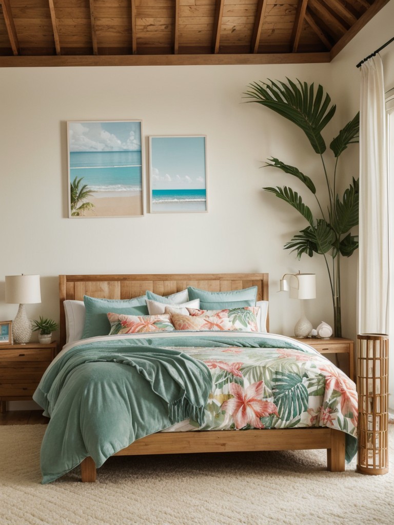 Tropical Bedroom Decor for Lasting Vacation Vibes!