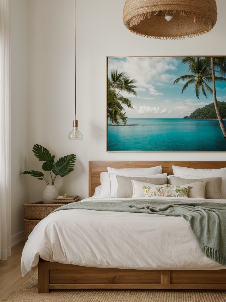 Transform Your Apartment into a Tropical Haven with Paradise-Inspired Bedroom Decor!