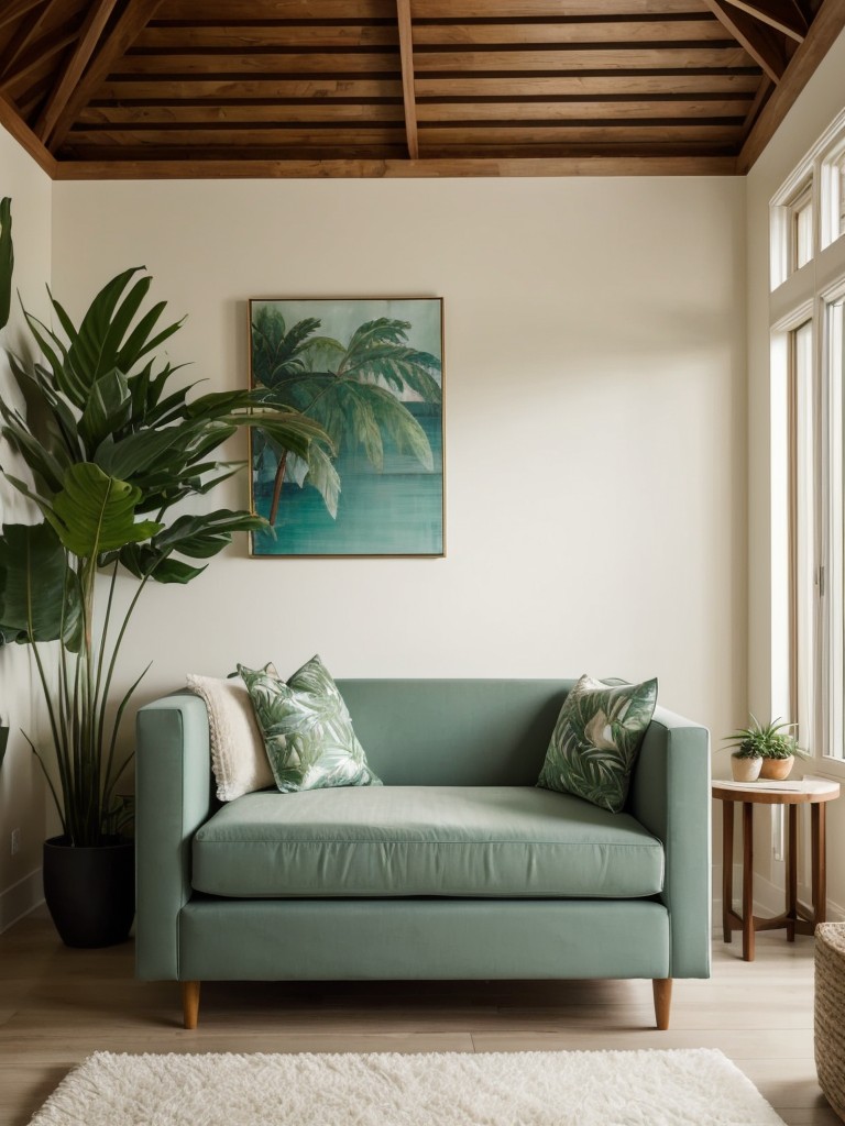 Create a Serene Bedroom Oasis with Tropical Decor!