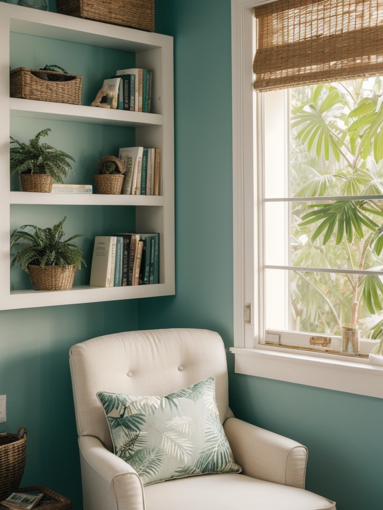 Cozy Apartment Bedroom Retreat: Tropical Decor Inspiration!