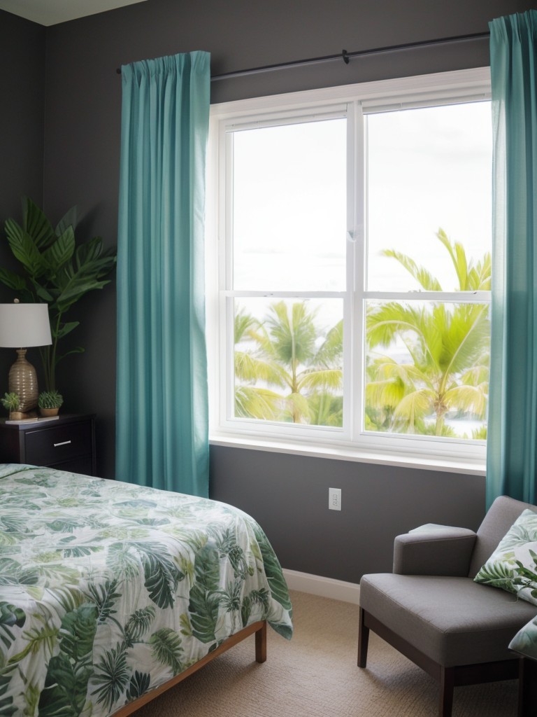 Create a dreamy oasis in your apartment with blackout curtains for better sleep!