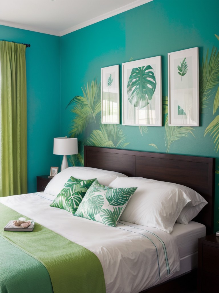 Tropical Bedroom Decor Ideas: Create a Statement Wall for a Stylish Escape!