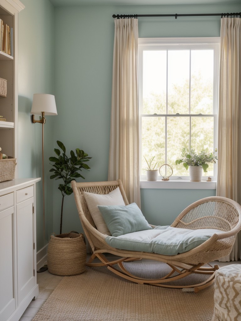 Create a Cozy Mediterranean Bedroom with Hammock Chairs and Plush Throws