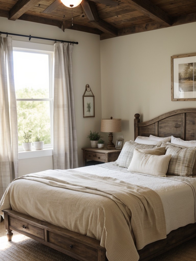 Get Cozy with a Farmhouse-Style Bedroom Retreat!