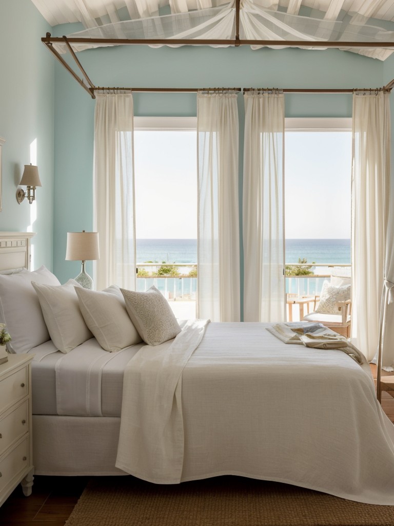 Cozy Mediterranean Retreat: Upgrade Your Bedroom with Breezy Canopy Bed!