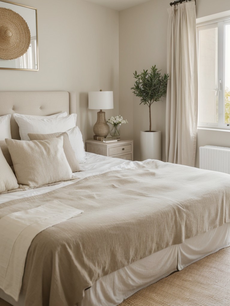 Serenity in the Mediterranean: Create a Minimalist Bedroom.