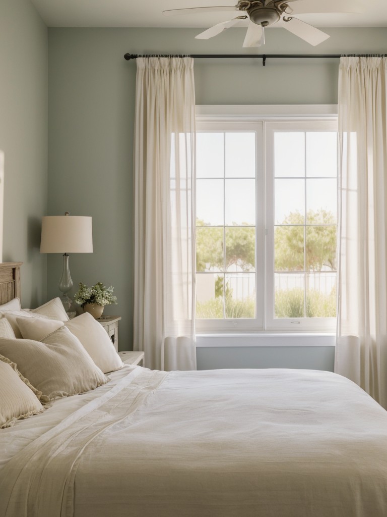 Create a Serene Mediterranean Bedroom with Flowing Curtains