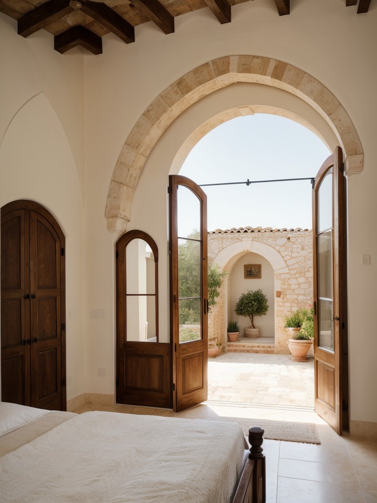 Mediterranean Charm: Transform Your Bedroom with Architectural Elements!