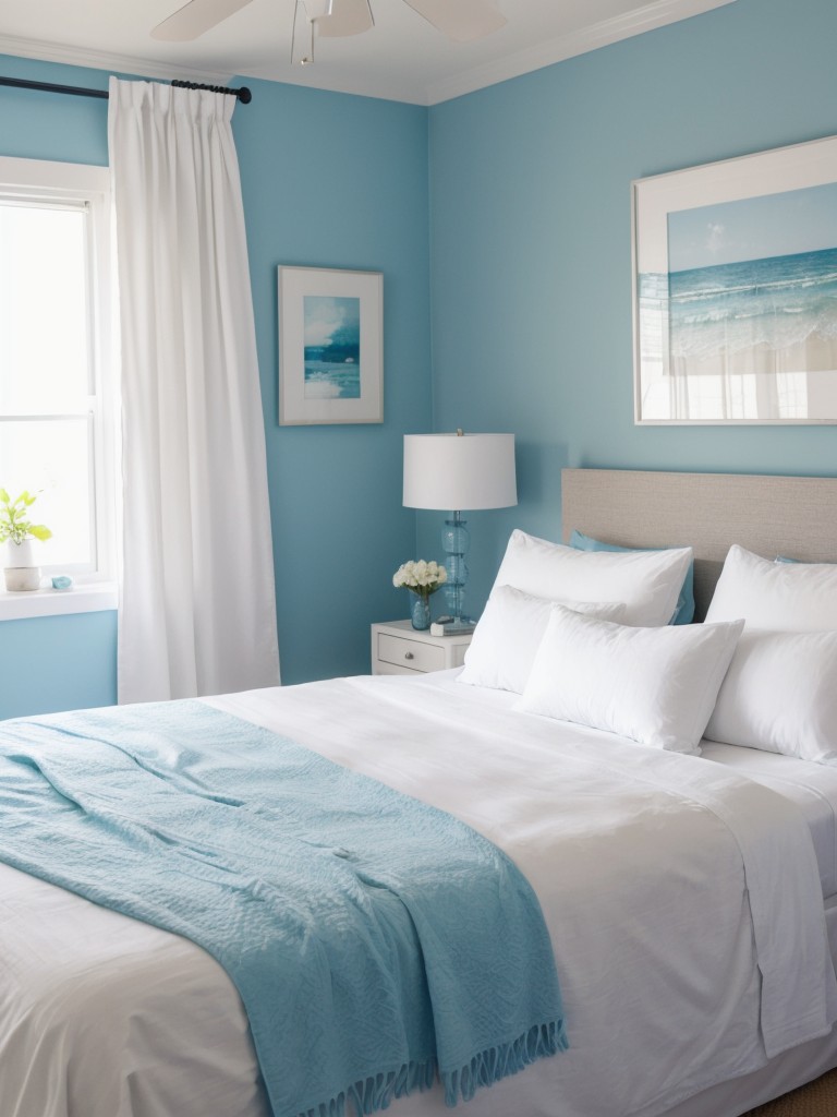 Mediterranean Serenity in Your Bedroom: Breezy Vibes & Blue Accents!