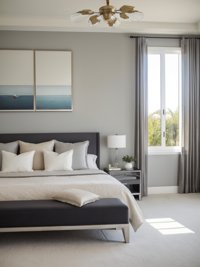 Mediterranean Bedroom Vibes: Sleek and Modern Furniture for Serene Apartment Living