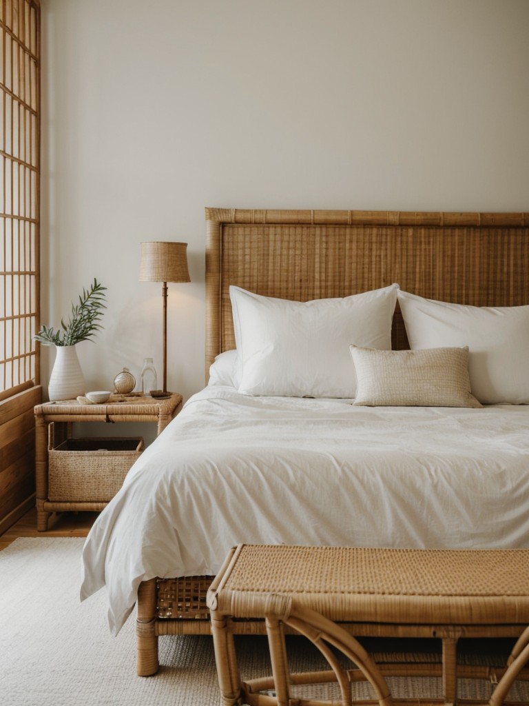 Coastal Vibes: Create a Mediterranean-Inspired Bedroom with Rattan Furniture