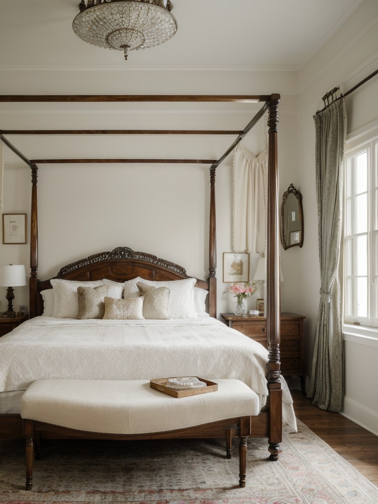 Vintage Elegance: Transform Your Bedroom with a Classic Four-Poster Bed