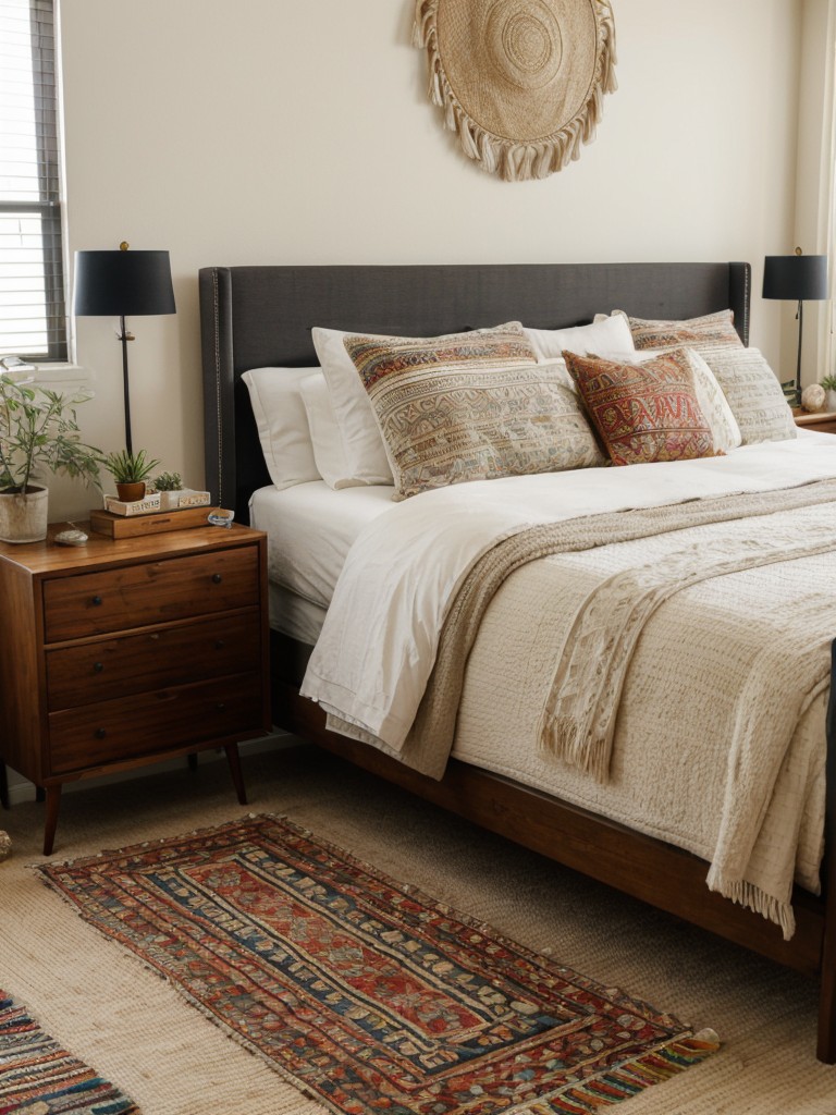 Boho-Chic Bedroom Inspo: Mix Styles & Textures for Modern Flair!