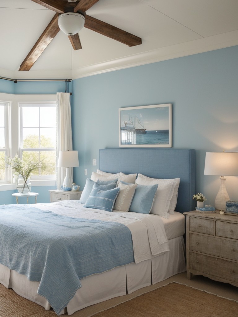 Coastal Chic: Dreamy Blue Bedroom Inspiration!