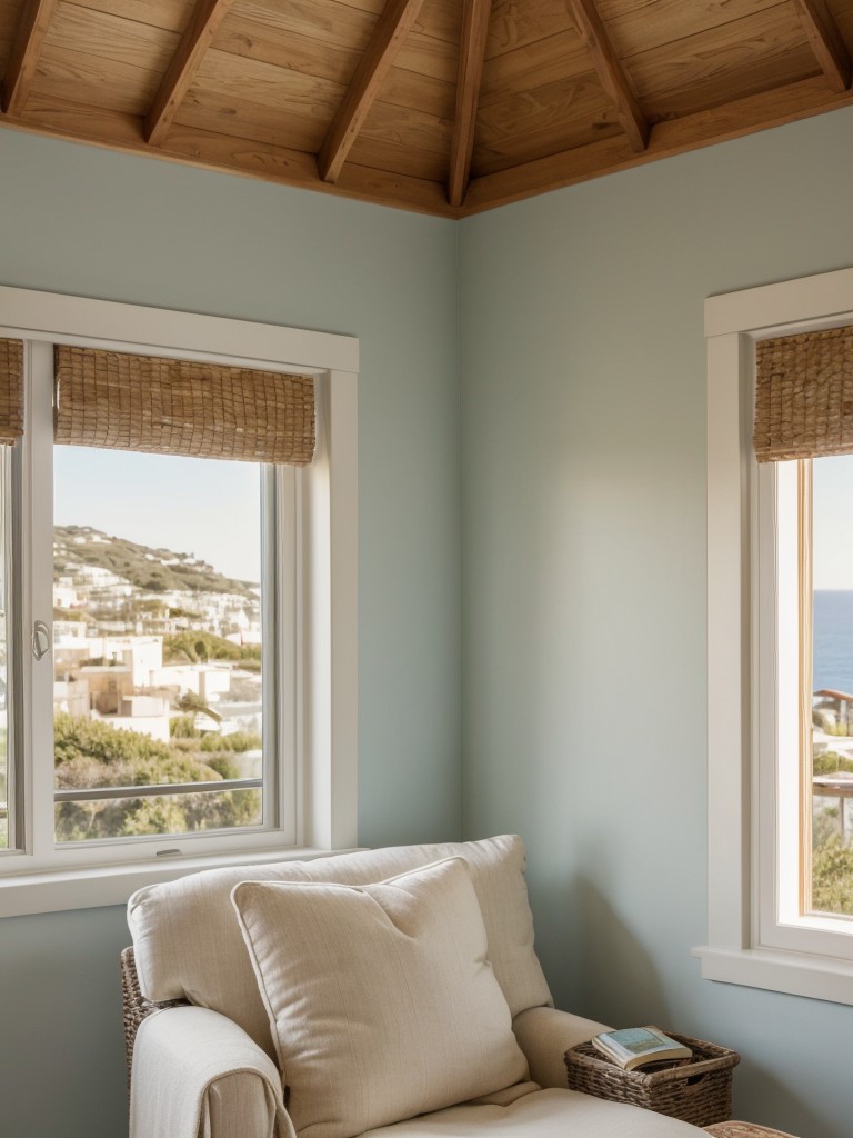 Coastal Chic Bedroom: Create a Mediterranean-inspired reading nook in your cozy apartment!