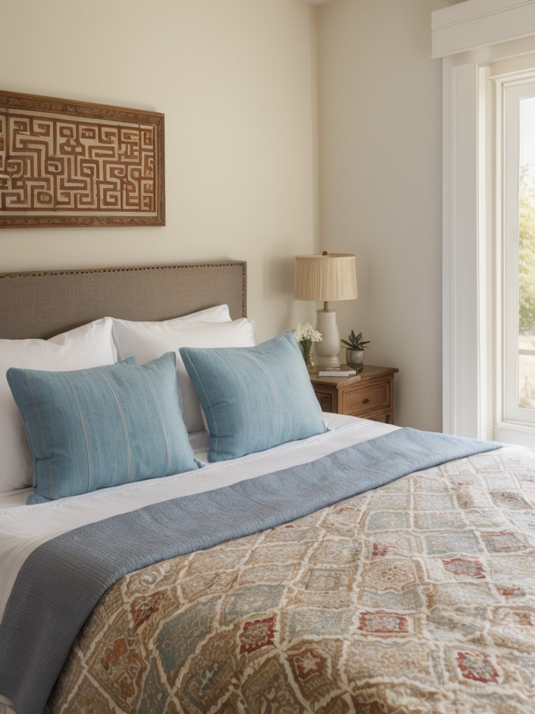 Mediterranean Vibes: Transform Your Bedroom with Textiles & Traditional Patterns!