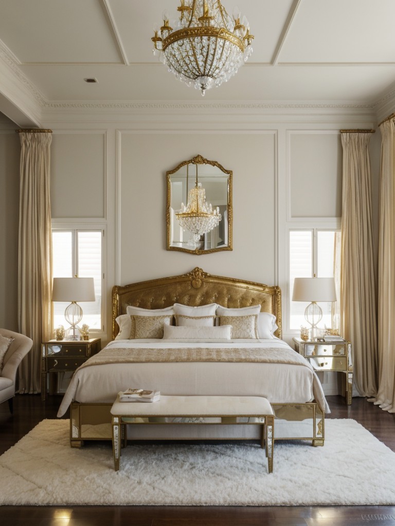 Create a Glamorous Mediterranean Bedroom with Gilded Accents