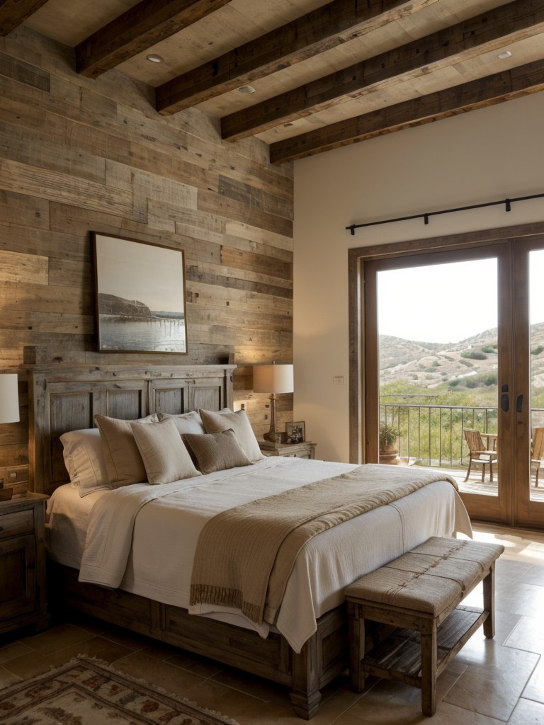 Cozy Mediterranean Bedroom Decor with Rustic Touches