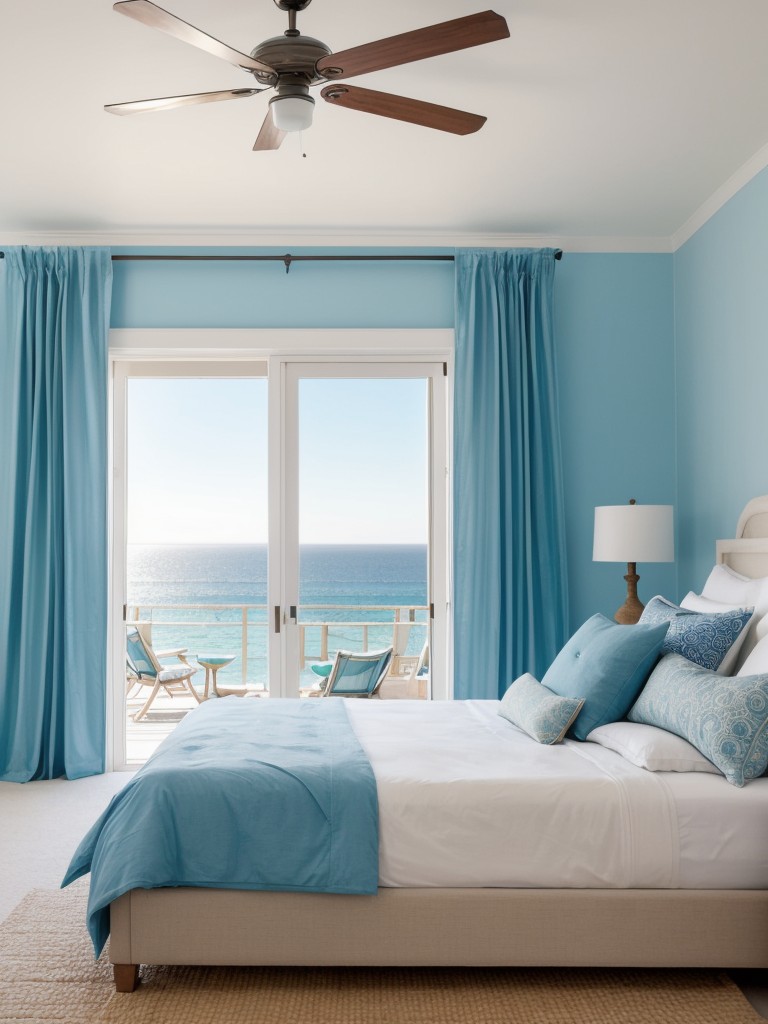 Mediterranean Vibes for Your Bedroom: Unleash Serenity with Blue Accents!