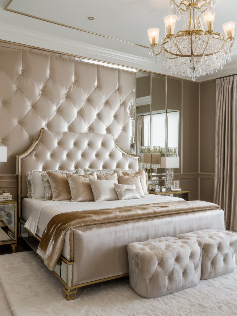 Opulent Mediterranean Bedroom: Luxe touches for a glamorous retreat!