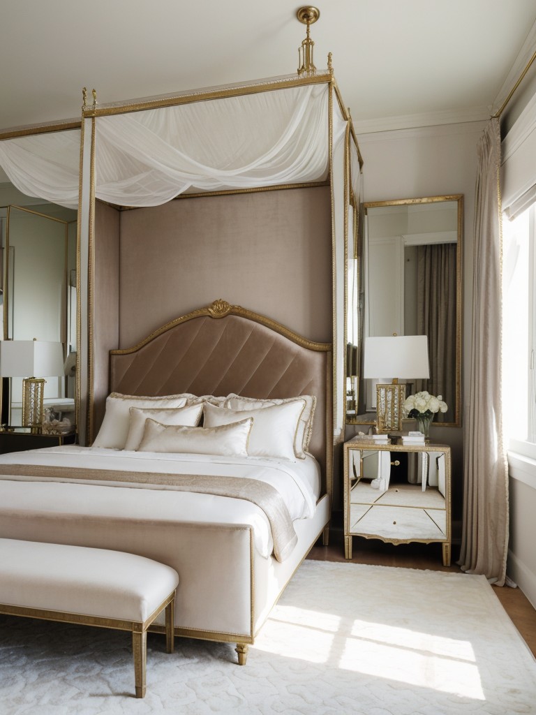 Glamorous Mediterranean Bedroom: Hollywood-inspired elegance!