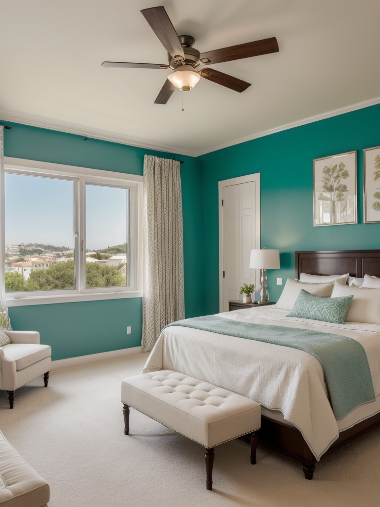 Bring Mediterranean Vibes to Your Bedroom with Colorful Accents & Bold Walls