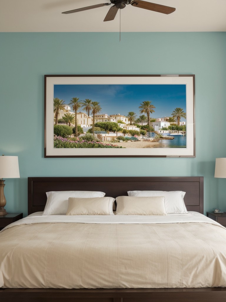 Create a Serene Mediterranean Bedroom Oasis with Coastal Prints