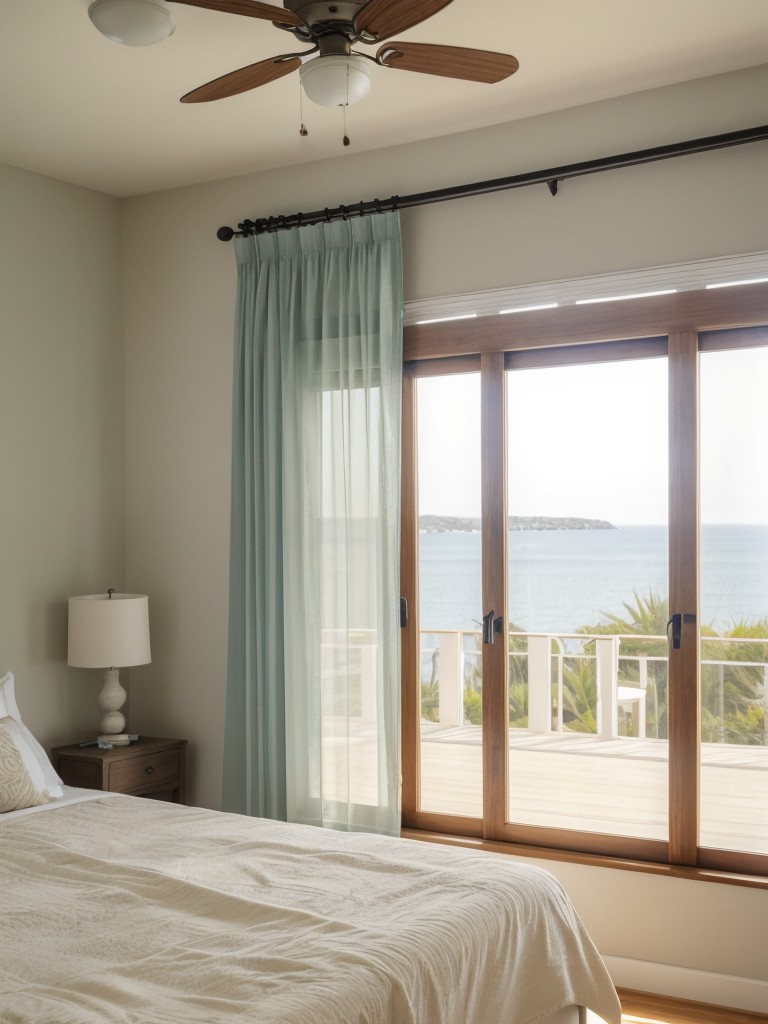 Bring Mediterranean Bliss to Your Bedroom with Sheer Curtains