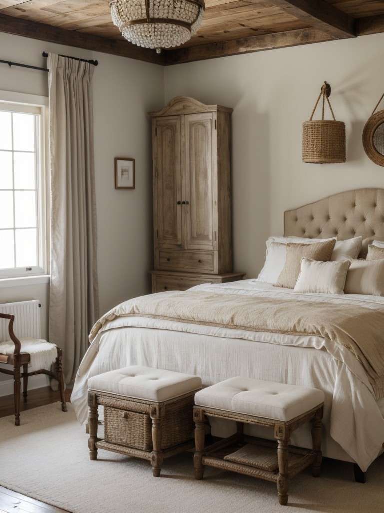 Rustic yet Refined: Achieve Mediterranean Bedroom Decor