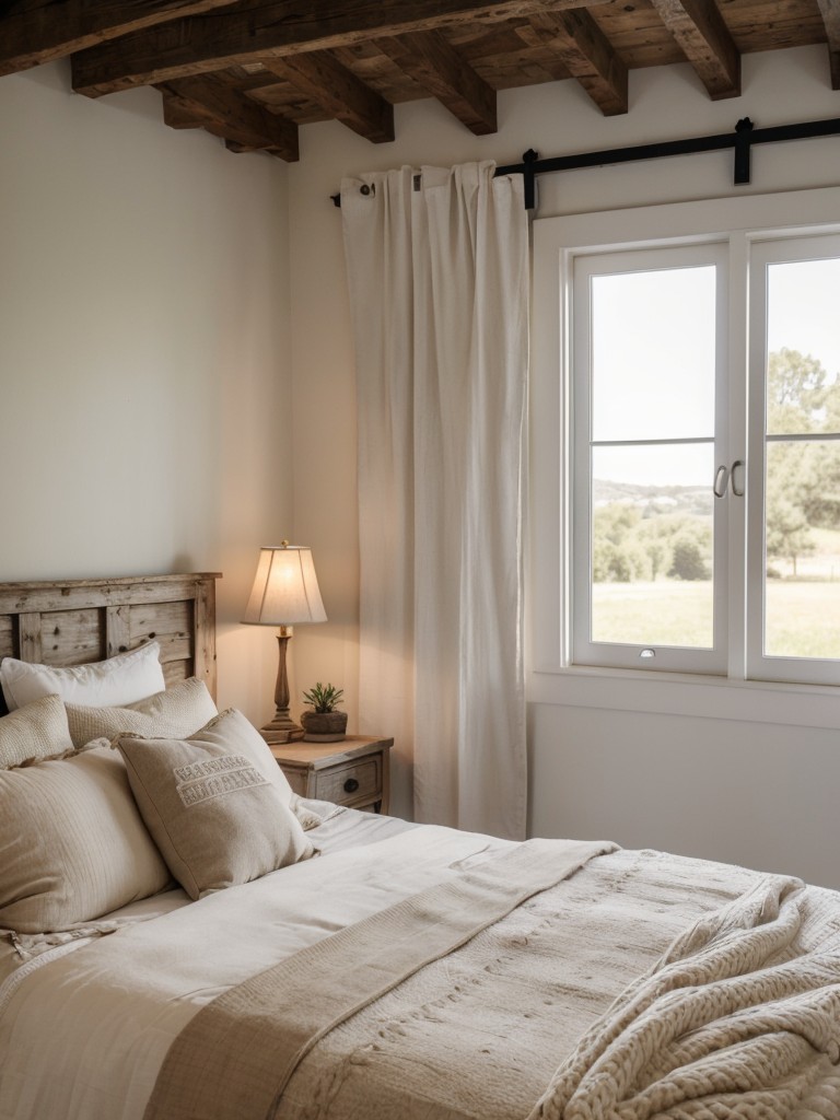 Rustic Farmhouse Bedroom Bliss: Embrace Mediterranean Vibes