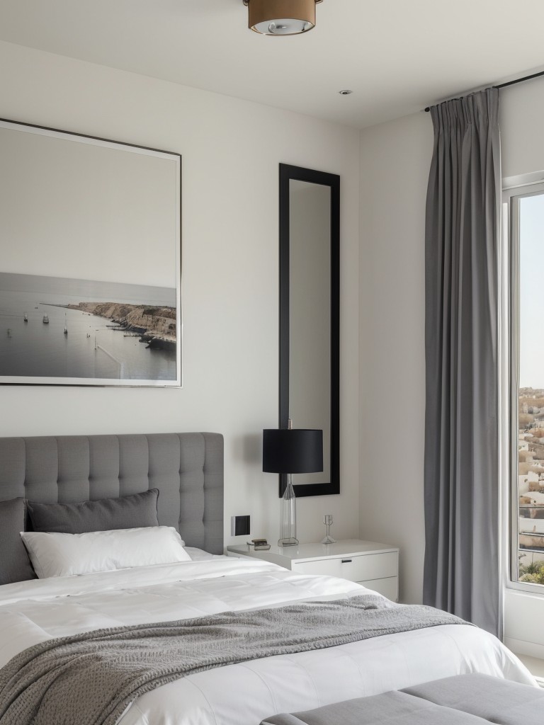 Mediterranean Vibes in Your Monochrome Oasis: Upgrade Your Bedroom Today!