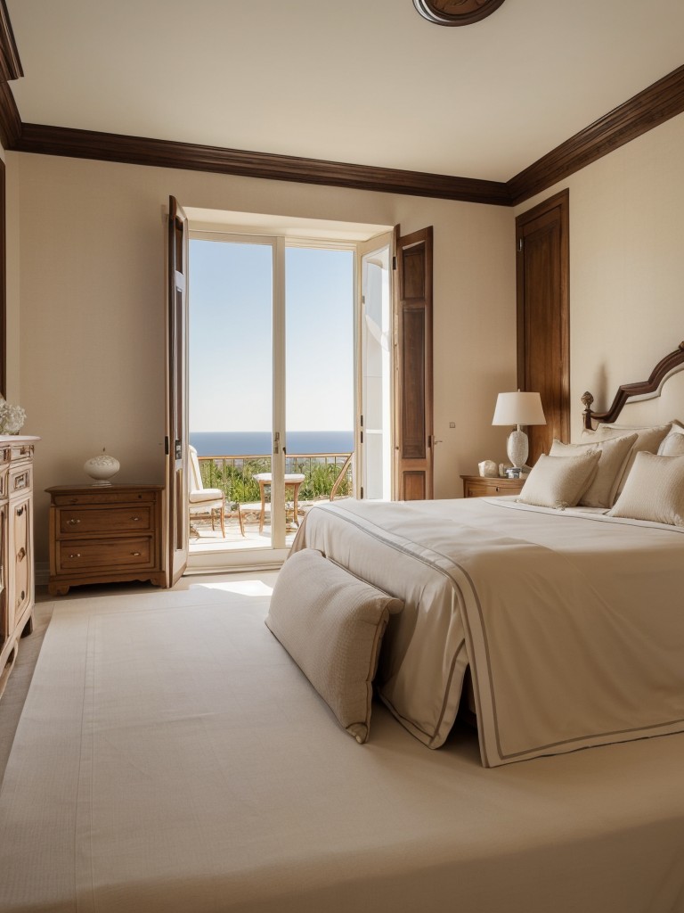 Mediterranean-inspired Apartment Bliss: Classic Elegance for your Bedroom!