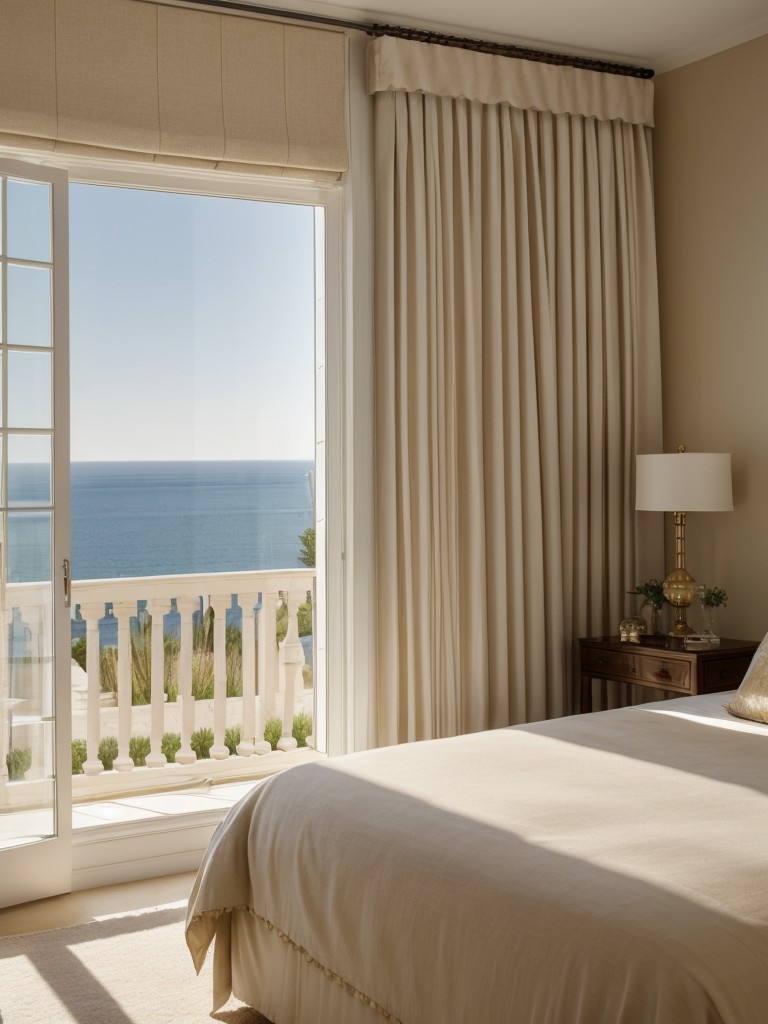 Create a Mediterranean Retreat with Luxurious Bedroom Draperies